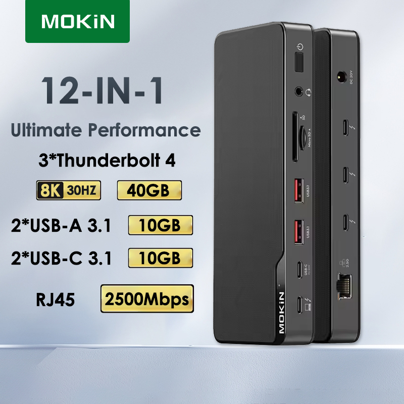 Usb Extender Active - MOKiN Thunderbolt 4 40 Gbps Dizüstü