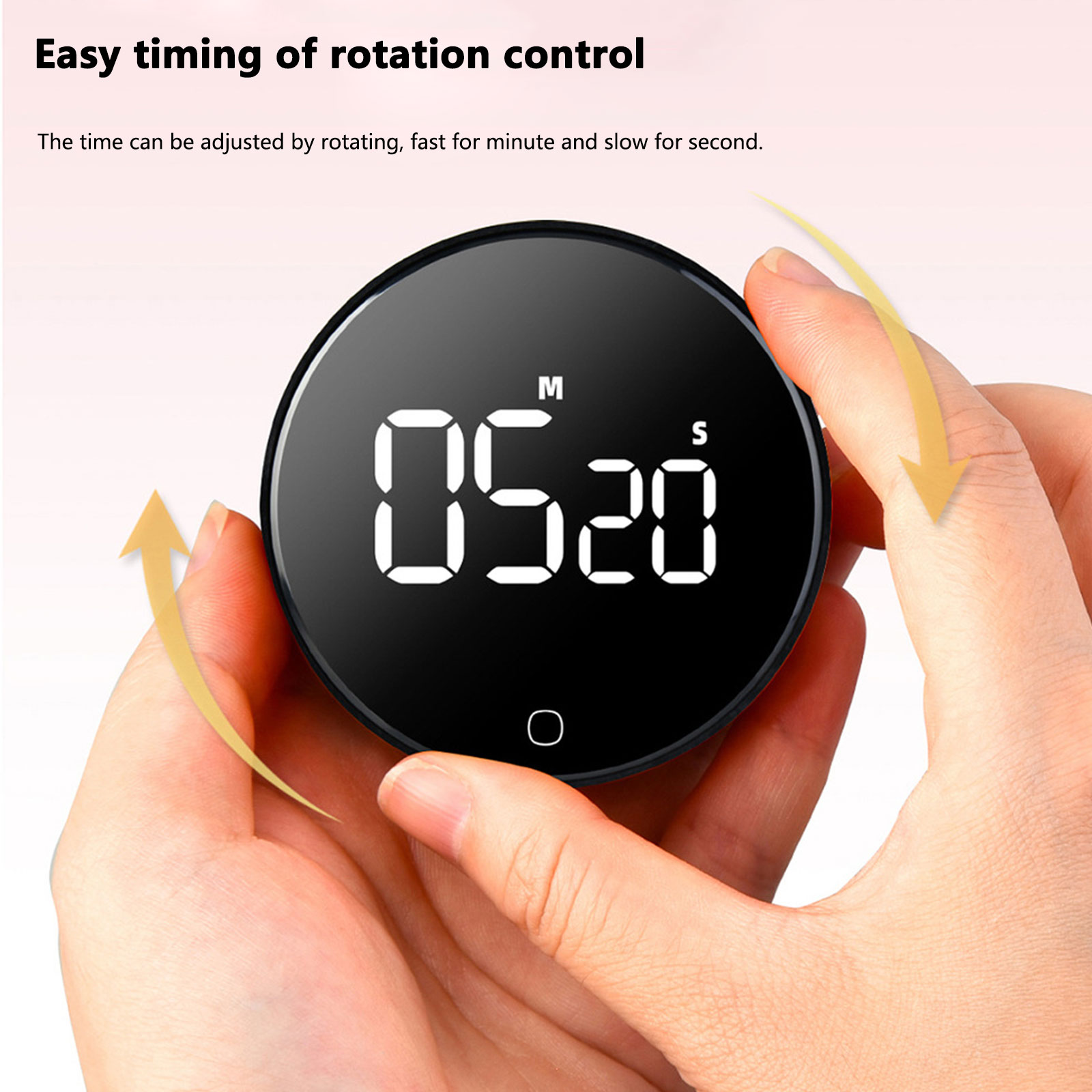 Digital Timer Countdown - LED Dijital Mutfak Zamanlayıcısı USB Şarj