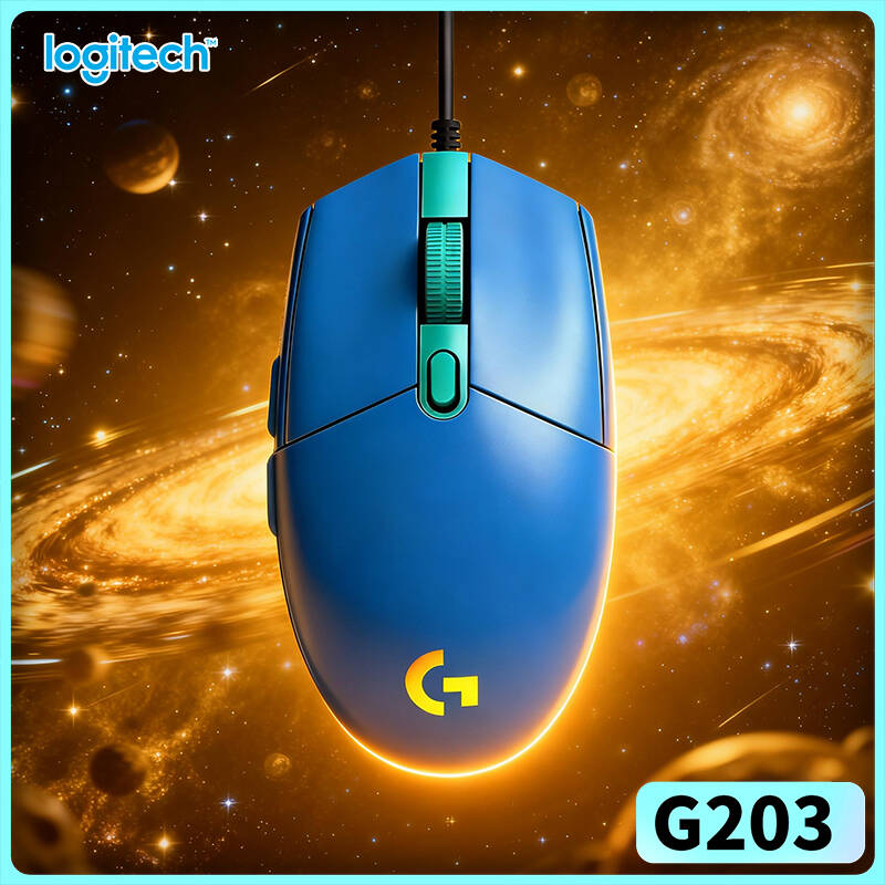 Logitech Mouse G203 - Logitech G203 kablolu oyun faresi kullanışlıdır,