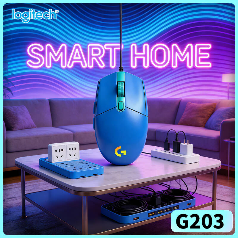 Logitech Mouse G203 - Logitech G203 kablolu oyun faresi, çok