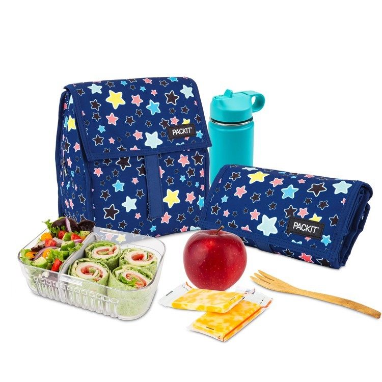 Office Tech Bag - PackIt Dondurulabilir Öğle Yemeği Çantası Siyah,