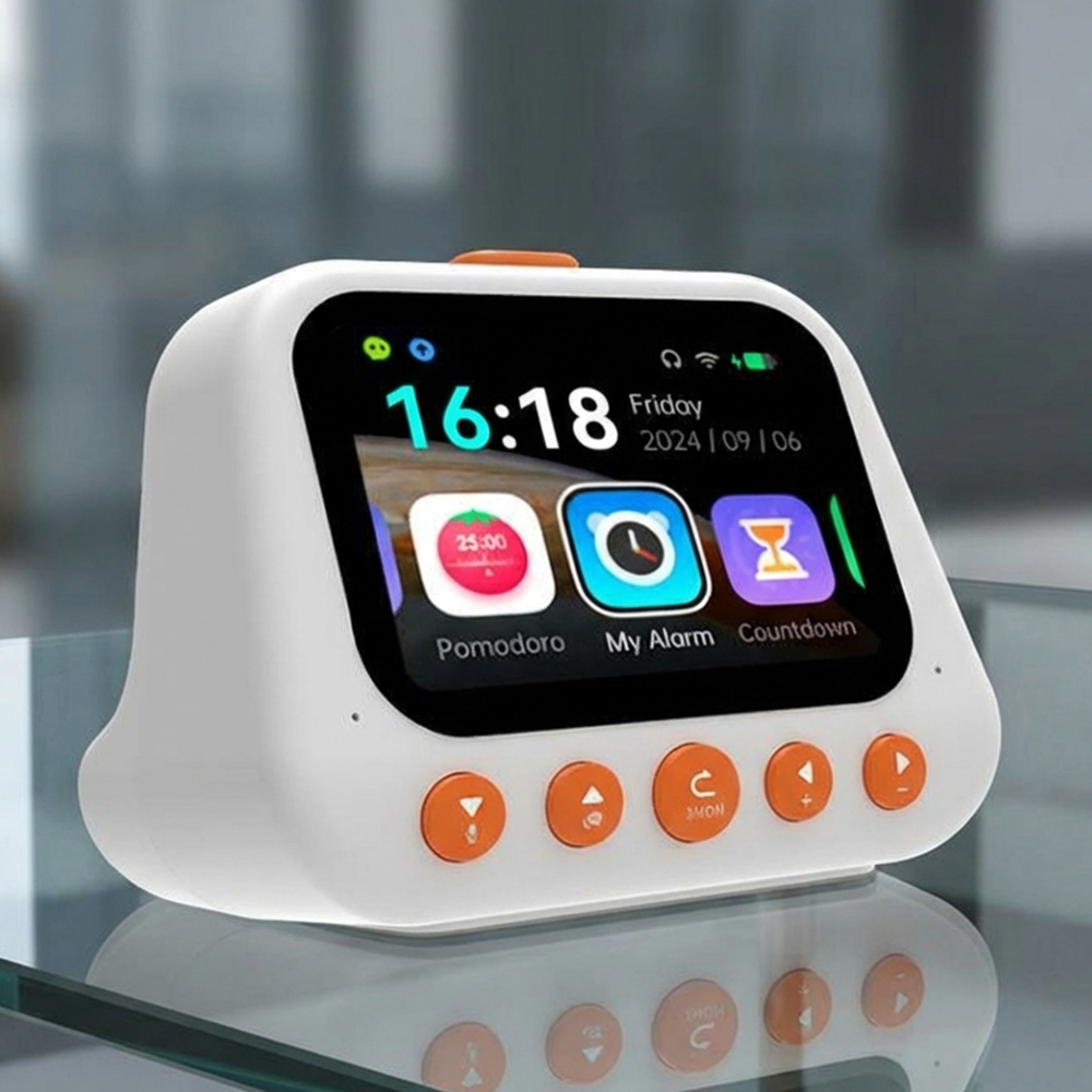 Digital Timer Countdown - Yapay Zeka Akıllı Çalar Saat Konuşan