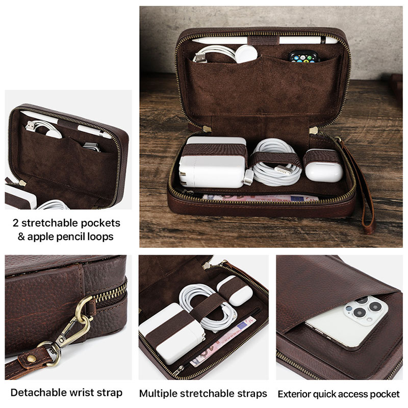 Vintage Kahverengi Hakiki Sığı - Office Tech Bag incelemesi ve fiyatı