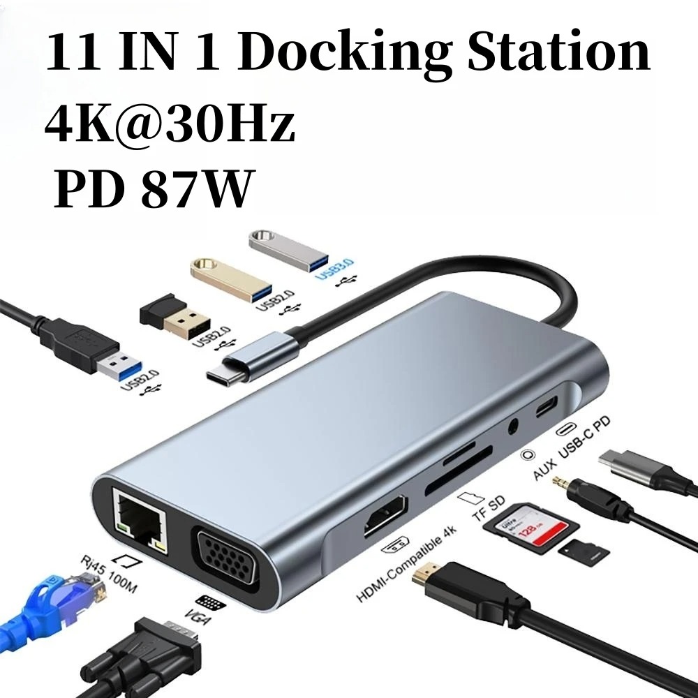 4/7/8/11in1 Yerleştirme Hub'ı  - Docking Station Usb C incelemesi ve fiyatı