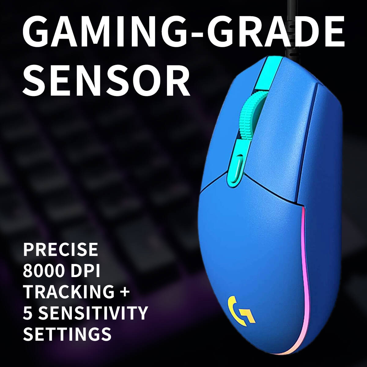 Logitech G203 Kablolu Oyuncu M - Logitech Mouse G203 incelemesi ve fiyatı