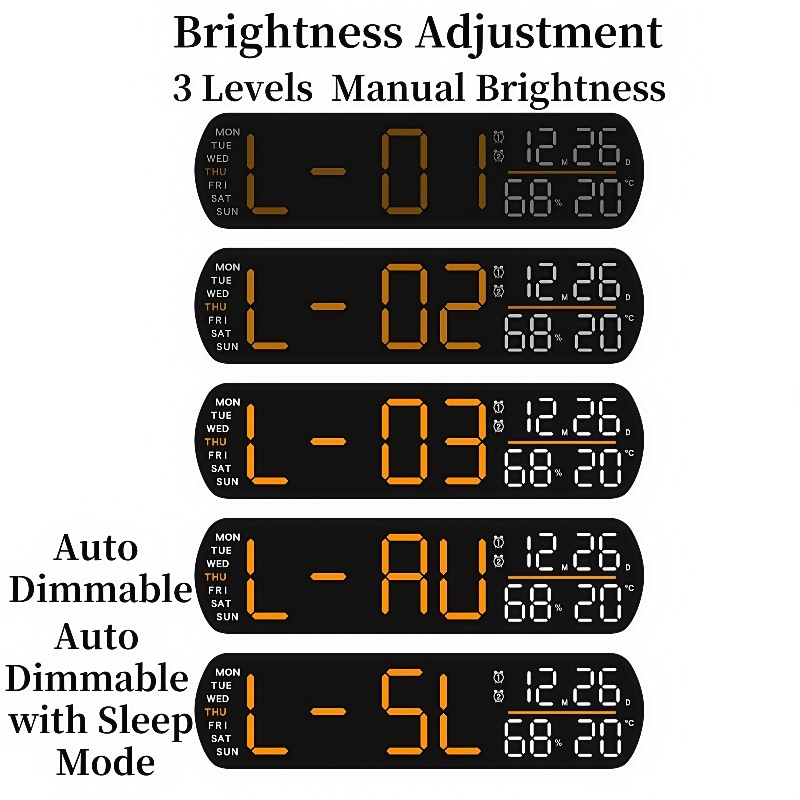 LED Alarm Saati Sıcaklık Nem T - Digital Timer Countdown incelemesi ve fiyatı